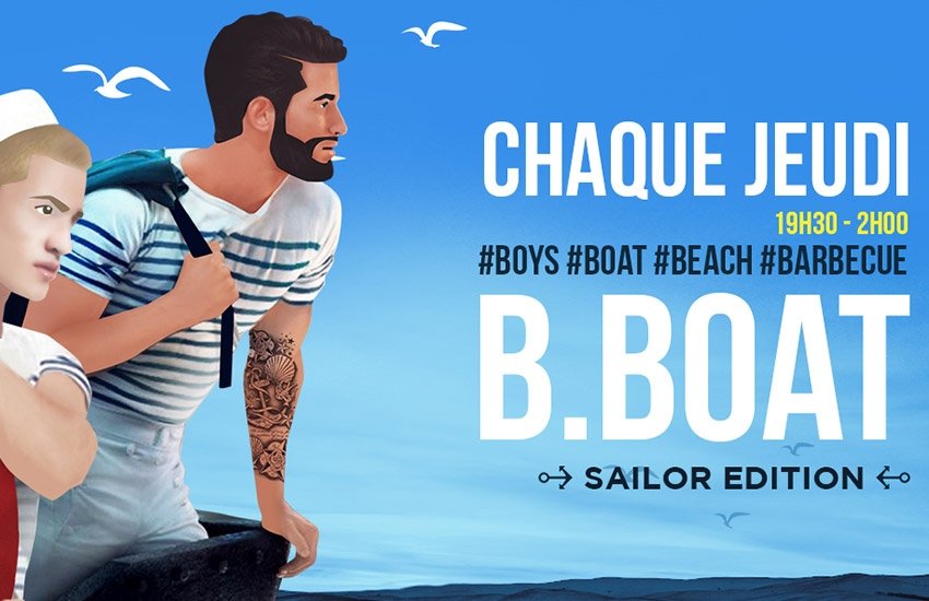 B Boat : la soirée gay de lété est de retour !