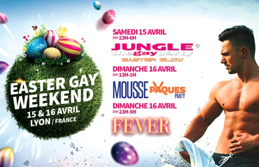 A Pâques, direction Lyon pour Easter Gay Weekend